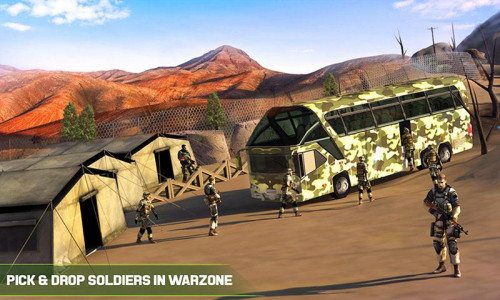 اسکرین شات برنامه Army Cargo Transport Truck Sim 6