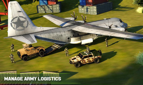 اسکرین شات برنامه Army Cargo Transport Truck Sim 4