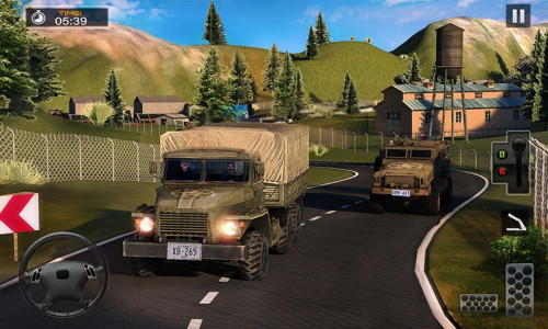 اسکرین شات برنامه Army Cargo Transport Truck Sim 7