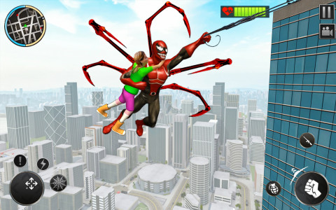 اسکرین شات برنامه Dark Spider hero Flying Spider 7