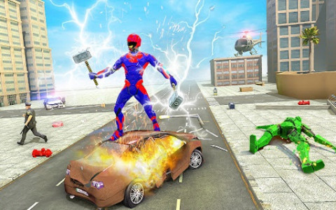 اسکرین شات بازی Hammer Superhero Hammer Games 4