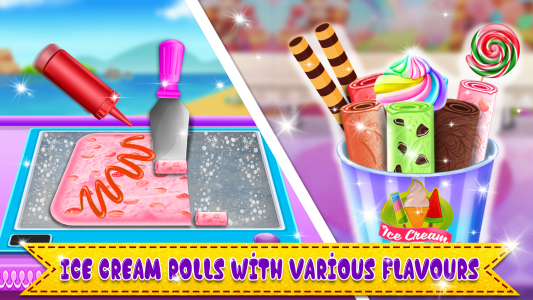 اسکرین شات بازی Diy Ice Cream Roll Cone Maker 3