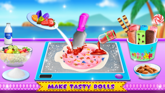 اسکرین شات بازی Diy Ice Cream Roll Cone Maker 2