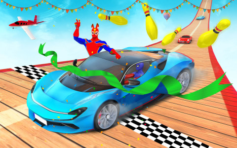 اسکرین شات بازی GT Car Stunt Master: Car Games 3