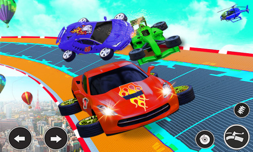اسکرین شات برنامه Flying Formula Car Race Game 3