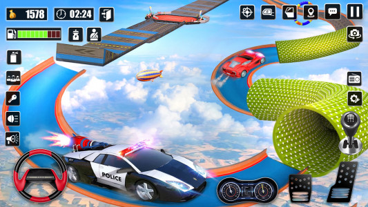 اسکرین شات 8 برنامه Crazy Car Chase: Police Games