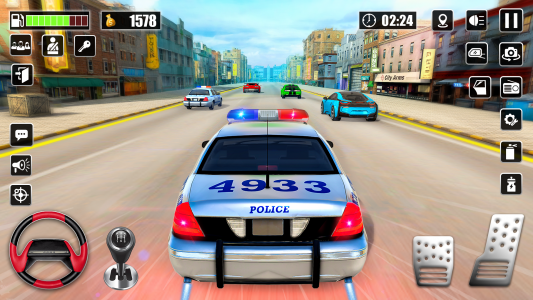 اسکرین شات برنامه Crazy Car Chase: Police Games 1