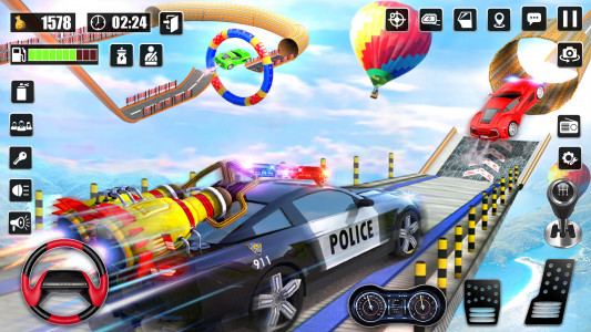 اسکرین شات 4 برنامه Crazy Car Chase: Police Games
