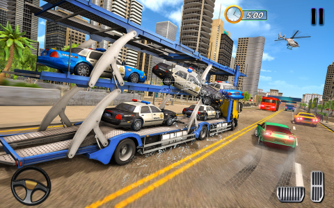 اسکرین شات برنامه Police Car Transport Truck 5