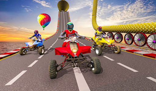 اسکرین شات بازی Mega Ramp Tricycle Moto Bike GT Stunt Racing Games 8