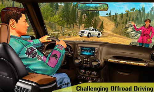 اسکرین شات بازی Off-Road Taxi Driving Games 2