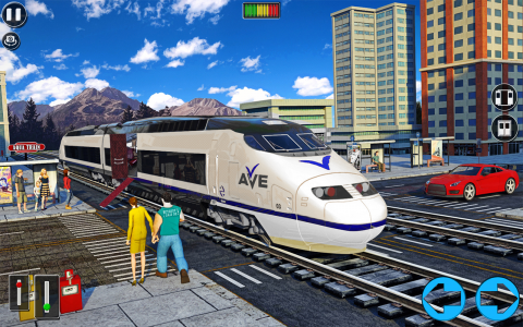 اسکرین شات برنامه Water Train Sim: Railroad Game 1
