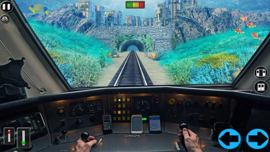 اسکرین شات برنامه City Train Driver: Water Train 4