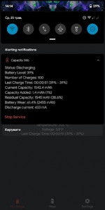 اسکرین شات برنامه Capacity Info: Find out battery wear 7
