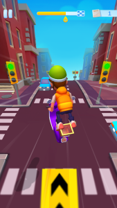 اسکرین شات 3 بازی Paper Boy Race: Running game