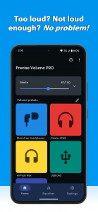 اسکرین شات برنامه Precise Volume 2.0 + Equalizer 1