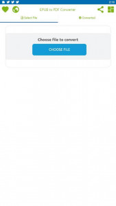 اسکرین شات 1 برنامه EPUB to PDF Converter