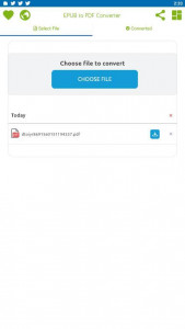 اسکرین شات 3 برنامه EPUB to PDF Converter
