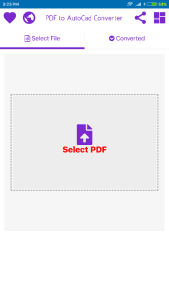 اسکرین شات 1 برنامه PDF to CAD Converter