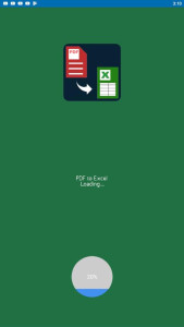 اسکرین شات 1 برنامه Convert PDF to XLSX