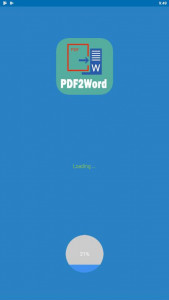 اسکرین شات برنامه PDF to Word Editable With OCR 1