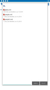 اسکرین شات 2 برنامه XML to PDF Converter