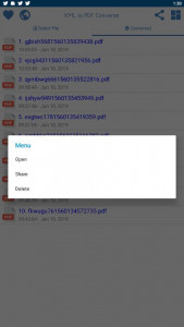 اسکرین شات 4 برنامه XML to PDF Converter