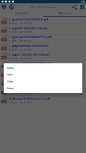 اسکرین شات 4 برنامه XML to PDF Converter