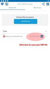 اسکرین شات 3 برنامه XML to PDF Converter