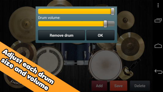 اسکرین شات برنامه Drum kit 3