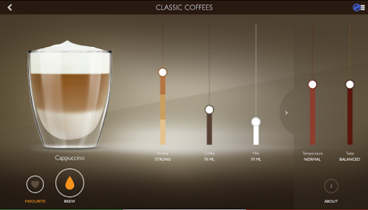 اسکرین شات برنامه Saeco Avanti espresso machine 8