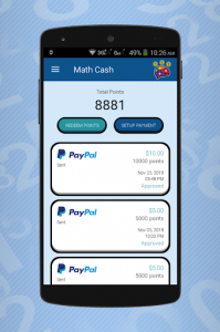اسکرین شات برنامه Math Cash - Solve and Earn Rewards 3