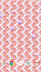 اسکرین شات برنامه Cute Cupcakes Live Wallpaper 8