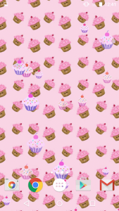 اسکرین شات برنامه Cute Cupcakes Live Wallpaper 7