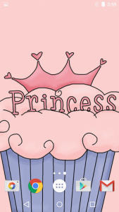 اسکرین شات برنامه Cute Princess Live Wallpaper 5