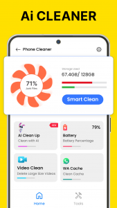 اسکرین شات 2 برنامه Phone Cleaner - All in one