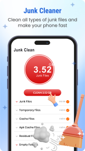 اسکرین شات 1 برنامه Phone Cleaner - All in one