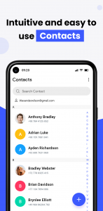 اسکرین شات 1 برنامه Contacts