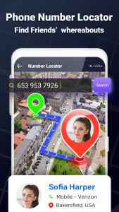 اسکرین شات برنامه Number Location: Caller id App 2
