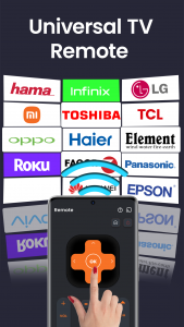 اسکرین شات برنامه Remote Control for TV 1