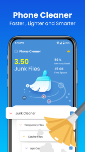 اسکرین شات 1 برنامه Cleaner: AI Phone Clean