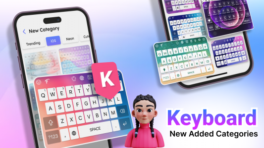 اسکرین شات 1 برنامه iphone 15 Keyboard Fonts Emoji