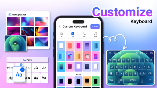 اسکرین شات 2 برنامه iphone 15 Keyboard Fonts Emoji