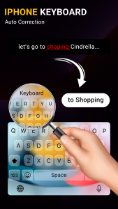 اسکرین شات برنامه Keyboard for Iphone 14 pro 6