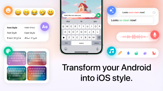 اسکرین شات 1 برنامه iphone 15 Keyboard Fonts Emoji