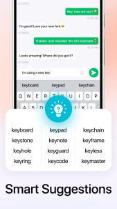 اسکرین شات 4 برنامه iphone 15 Keyboard Fonts Emoji