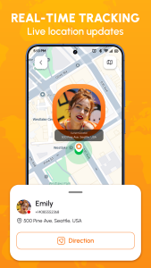 اسکرین شات 2 برنامه GPS Tracker: Phone Locator