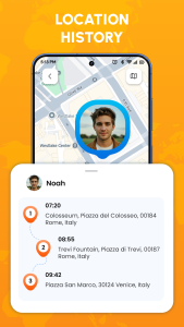 اسکرین شات 3 برنامه GPS Tracker: Phone Locator