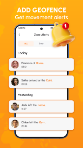 اسکرین شات 6 برنامه GPS Tracker: Phone Locator