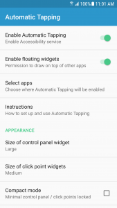اسکرین شات برنامه Automatic Tapping: Auto Clicker/Record&Replay Taps 5